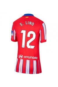 Atletico Madrid Samuel Lino #12 Voetbaltruitje Thuis tenue Dames 2024-25 Korte Mouw